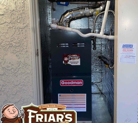 Friar's Plumbing Heating & Air - San Diego, CA