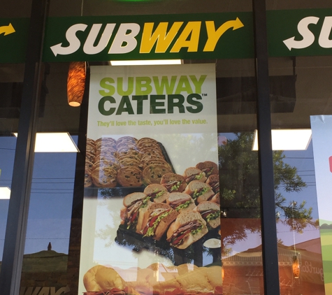 Subway - Burbank, CA. They cater.