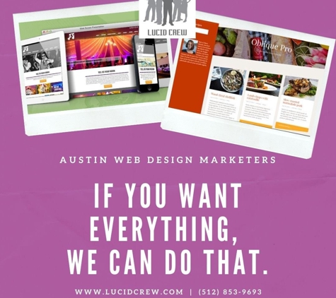 Lucid Crew Web Design - Austin, TX