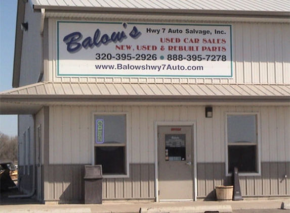 Balow's Highway 7 Auto Salvage Inc. - Lester Prairie, MN