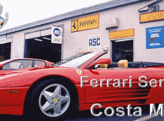 MJR Auto Enterprises dba Ferrari Service of Costa Mesa - Costa Mesa, CA