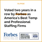 SURGE Staffing