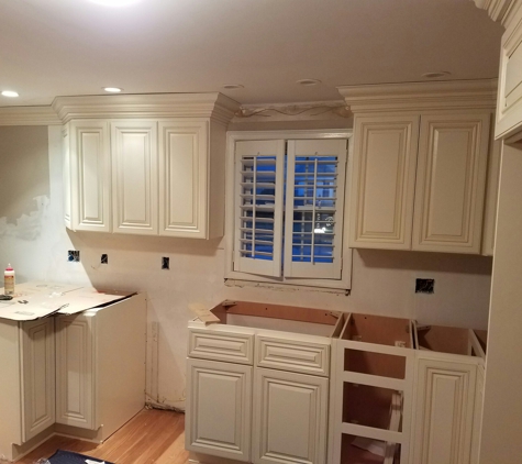 Christian Carpenter's - Leicester, MA. Cabinet Installation