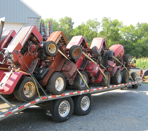 A-Z Tractor - Bethel, PA. Load of parts tractors