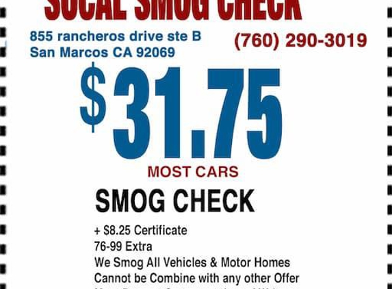 So Cal Smog Check - San Marcos, CA