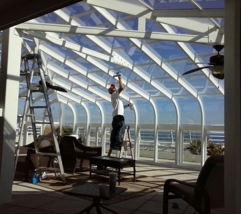 Eagle Window Cleaning - Pensacola, FL. Repaint- Eden Condominiums