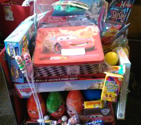 DeMarie Design's - Long Beach, CA. Cars theme $40 Easter Basket!