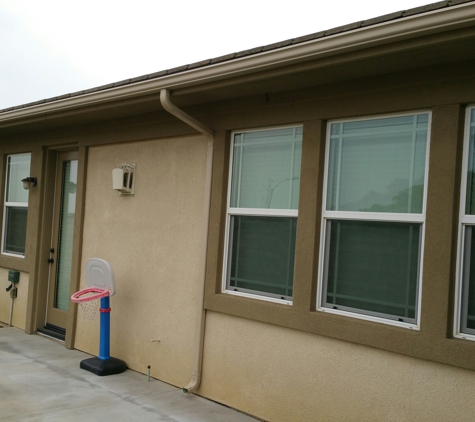 Raindrop Gutters & Patios - Moreno Valley, CA. Before....