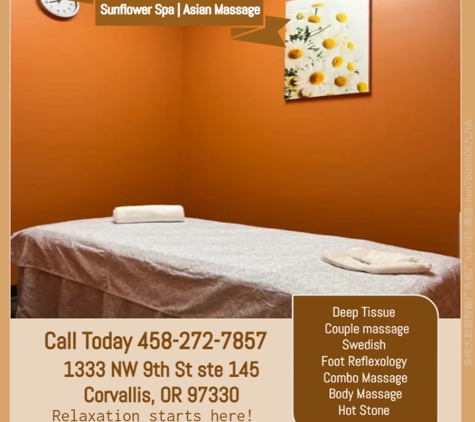 Sunflower Spa | Asian Massage - Corvallis, OR