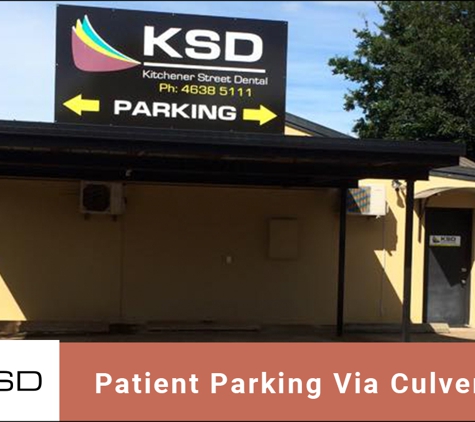Kitchener Street Dental - East Toowoomba, QLD. Patient Parking Via Culver Lane