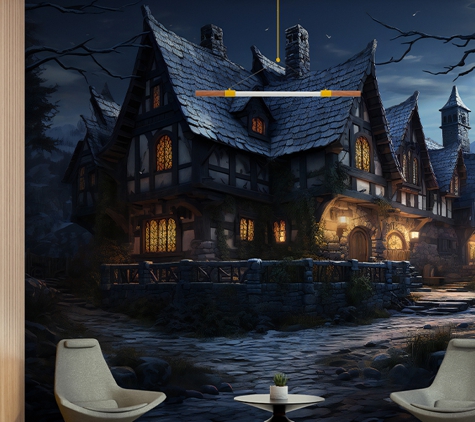 Giffywalls - Peabody, MA. Haunted Cottage Mountain Wallpaper