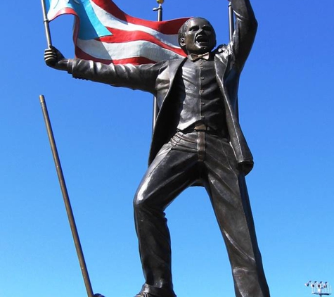 Organization For Culture Of Hispanic Origin - Long Branch, NJ. statue of Don Pedro Albizu Campos in Mayaguez PR