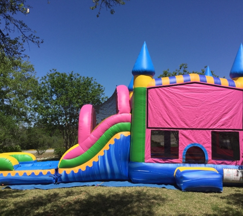 Bounce 4Fun Party Rentals. Wet/dry 5 in 1 castle slide combo (Sunrise)