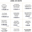 Frisco Garage Door Installation TX - Garage Doors & Openers