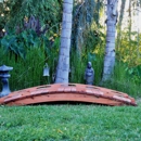 Handcrafted Redwood Garden Bridges - Landscaping & Lawn Services