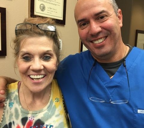 Encino Dental Center - Encino, CA. The Miracle Worker and me right after my implants went in.