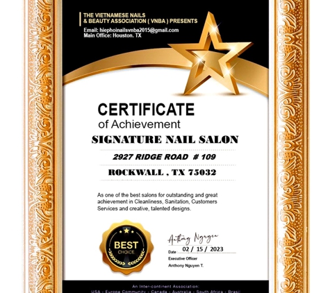 Signature Nail Salon - Rockwall, TX