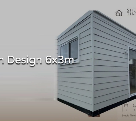 Shelly beach tiny homes - Tuggerah, NSW. Skillion Design 6x3m
