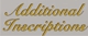 Additional Inscriptions - Monuments